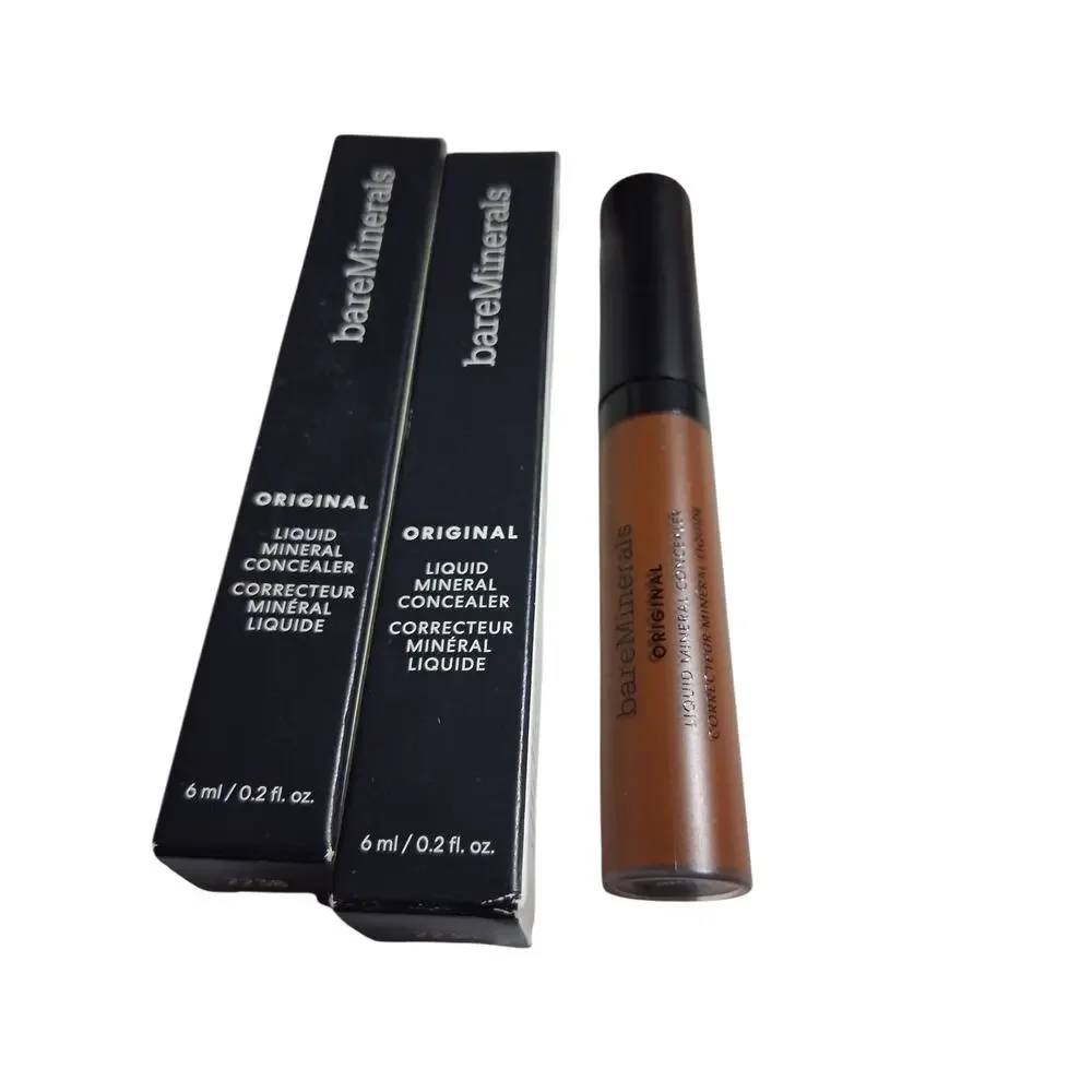 2pcs Bare Minerals ORIGINAL Liquid Mineral Brightening‎ Concealer Color Deep C6
